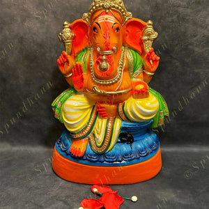 Vinayagar / Ganesha on Lotus
