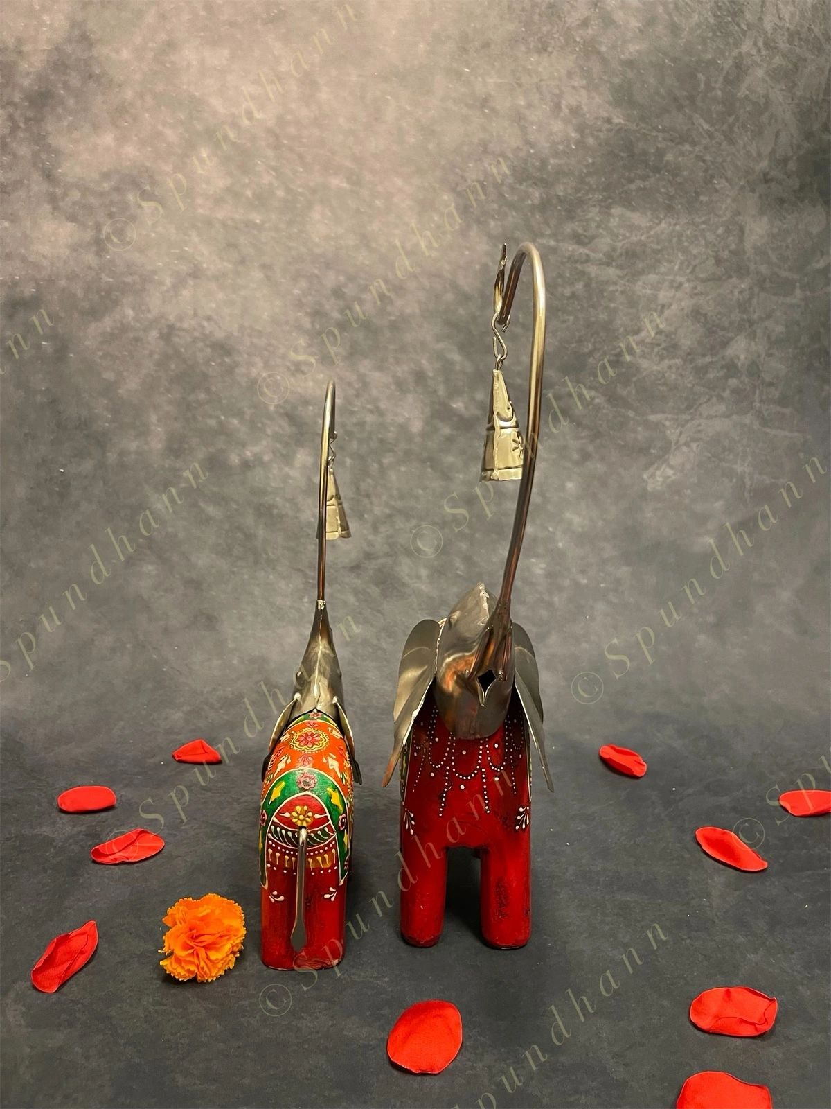 Elephant Figurine Pair