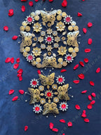 Decorative Studded Butterfly Rangoli Tea Light Holder