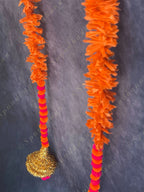 Pom Pom & Chameli Gold Cone Dangler Set of 2
