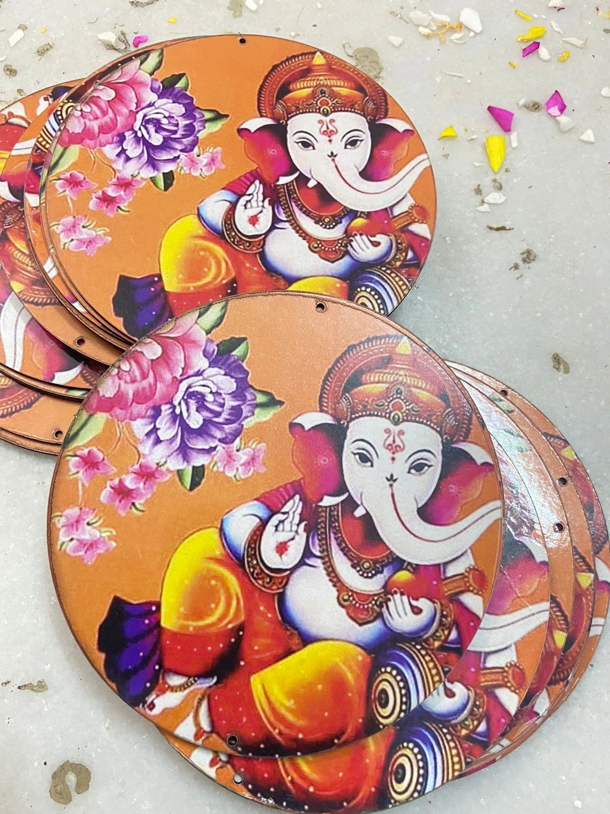 Pichwai Art Chameli String Dangler Set of 2