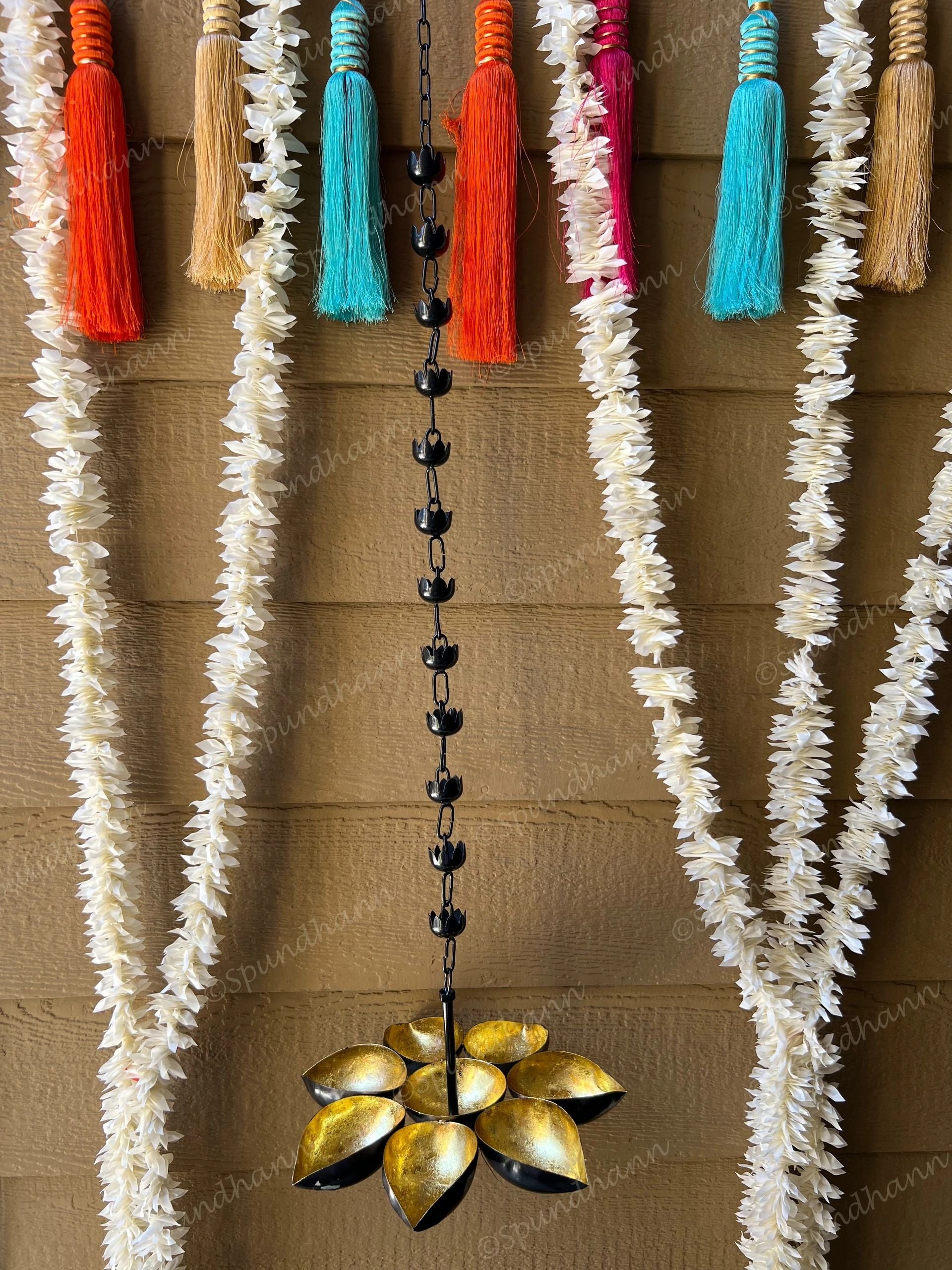 Hanging Diya Shape Tea Light Holders