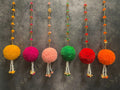 Large Ball and Pom Pom Dangler