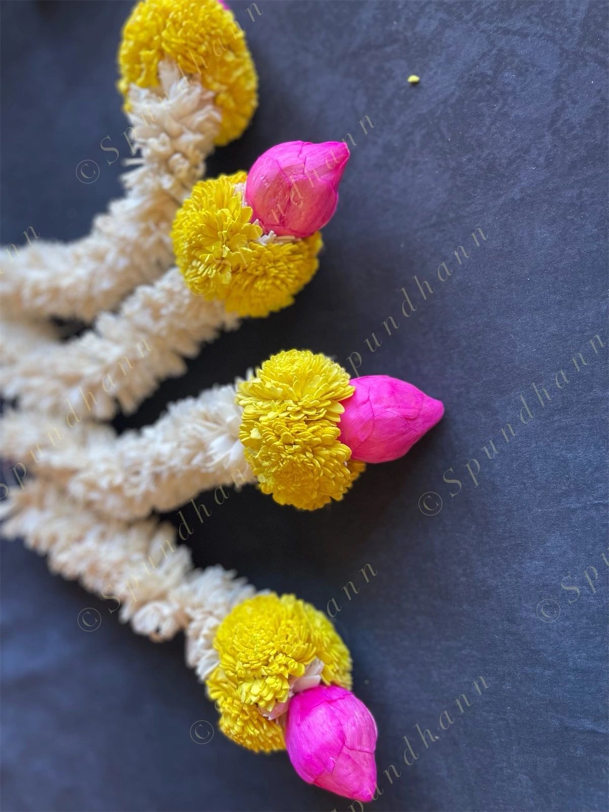 Small Shola Wood Eco Friendly Lotus Bud Dangler
