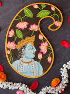 Paisley Shape Pichwai Wall Hanging Plate