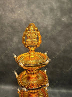3 Layer LED Diya/Lamp Pair
