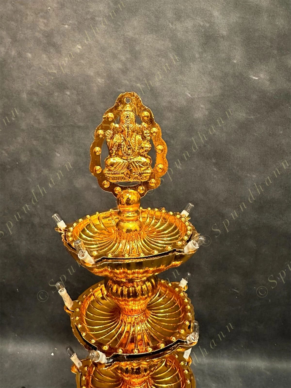 3 Layer LED Diya/Lamp Pair