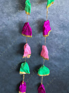 Multicolored Silk Dangler - Pack of 4 Strings