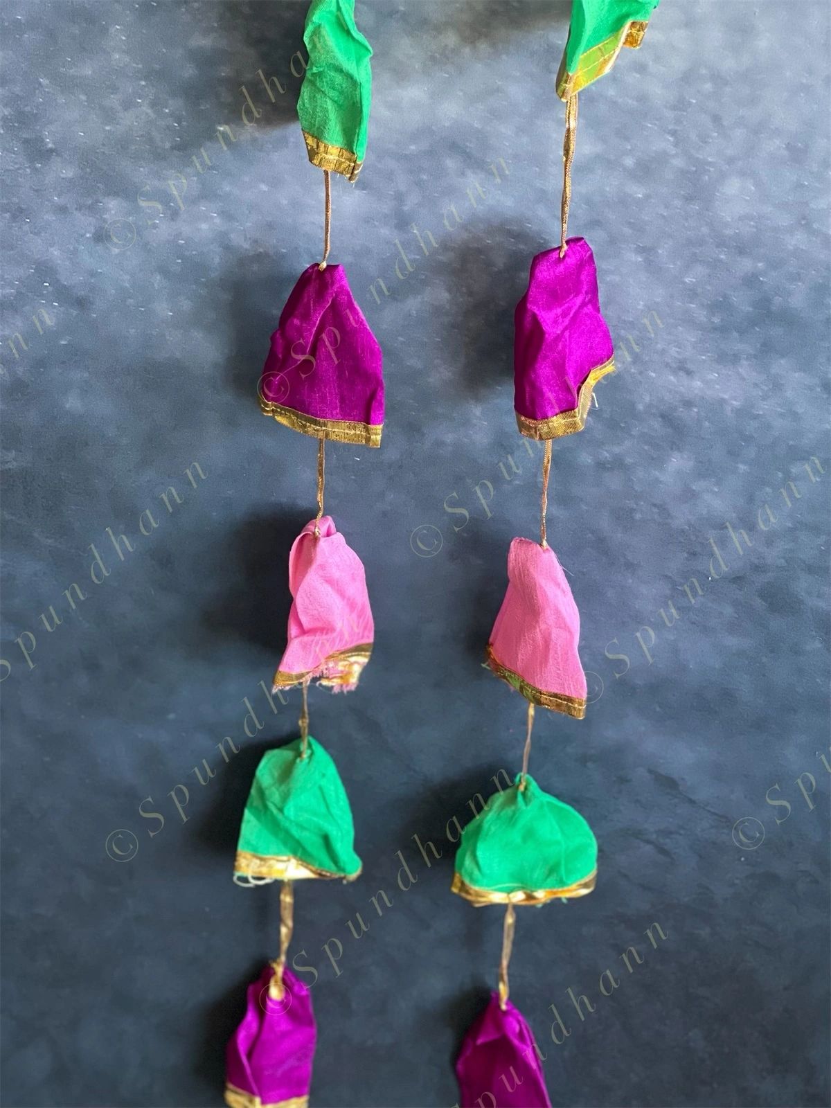 Multicolored Silk Dangler - Pack of 4 Strings