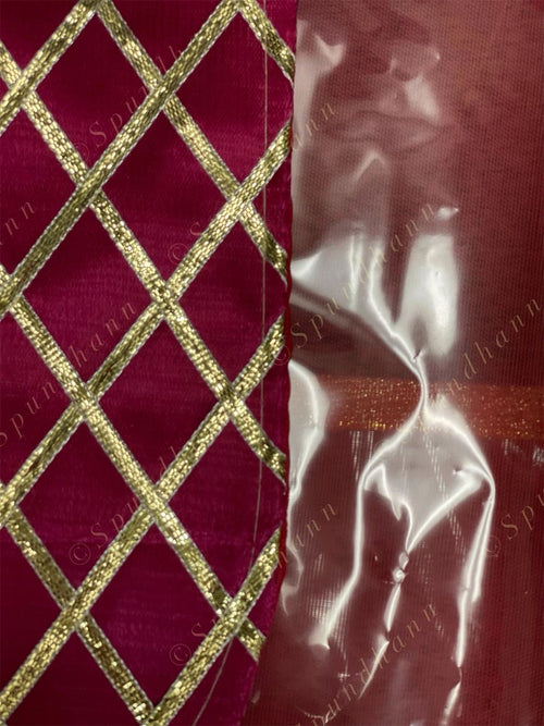 Colorful Gota Saree Cover (Bag)