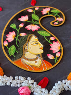 Paisley Shape Pichwai Wall Hanging Plate