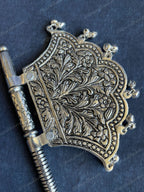 German Silver Pankhi / Fan Shaped Decor