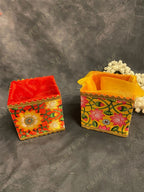Wooden Gift Box with String Tie