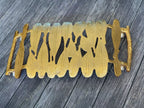 Golden Leaf Platter Tray