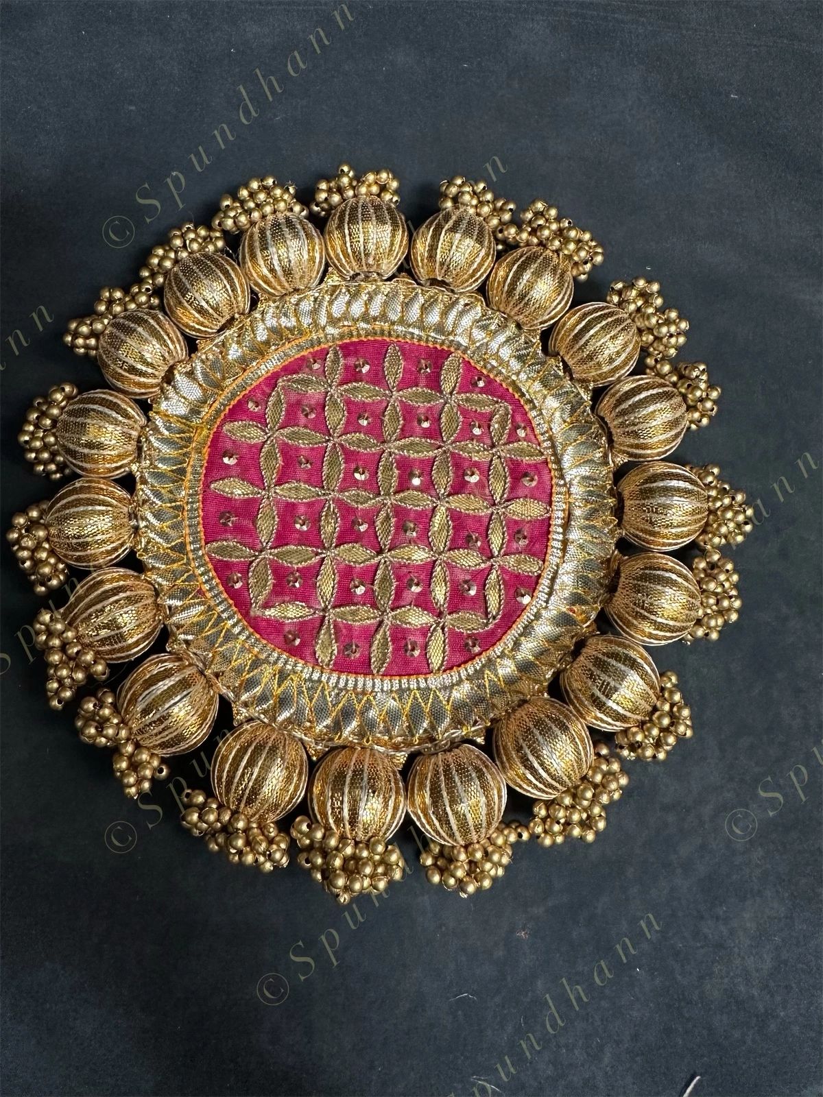 Gotapatti Single Sided Mat With Gota Design
