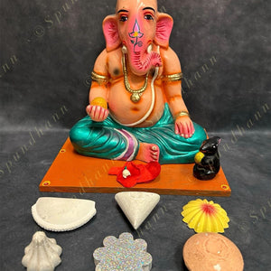 Eating Ganesha 12 Inch