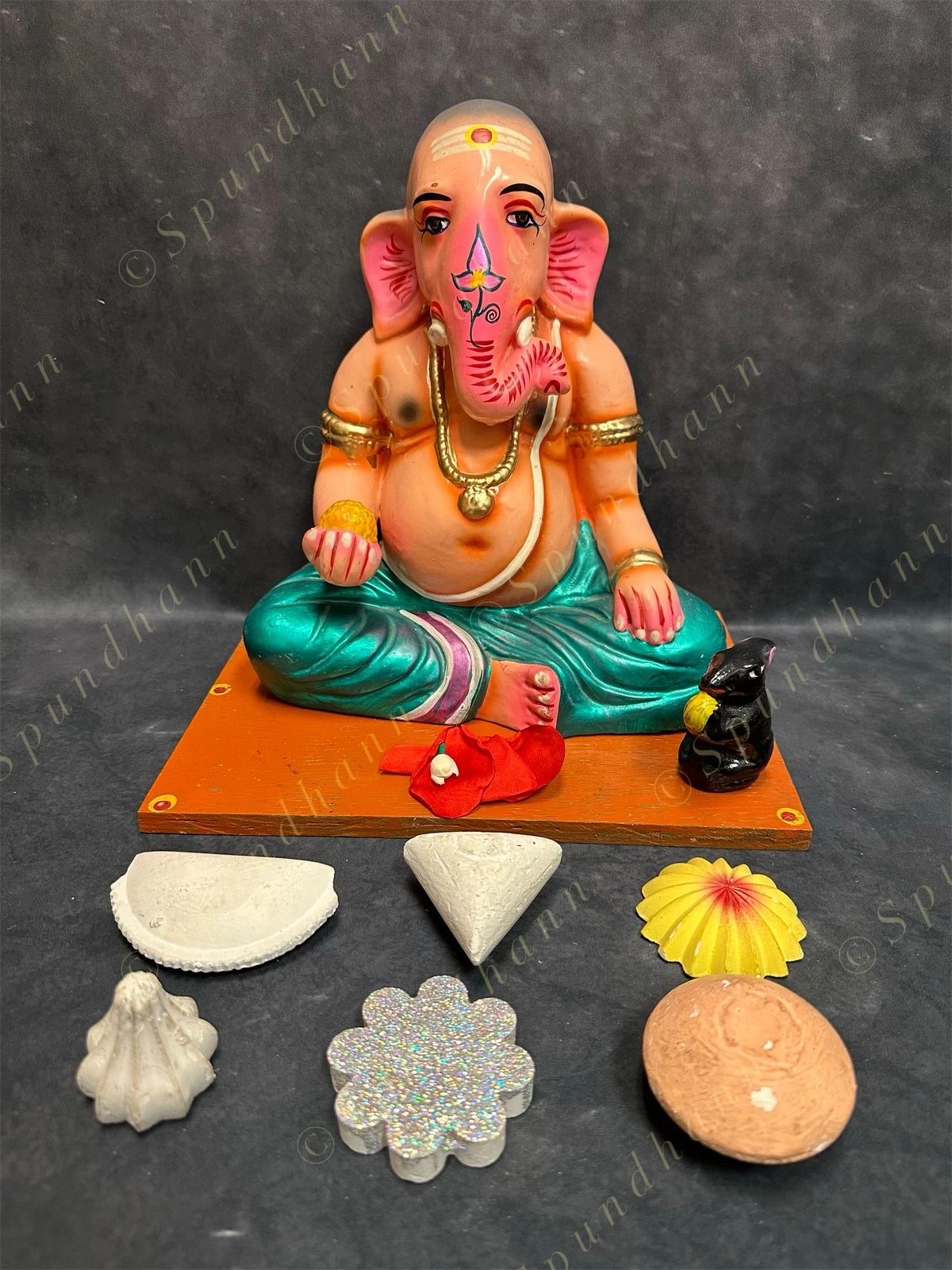 Eating Ganesha 12 Inch
