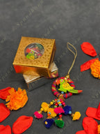 Square Paper Box with Parrot Car Dangler