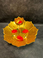 Flower Urli With Tea Light Holder