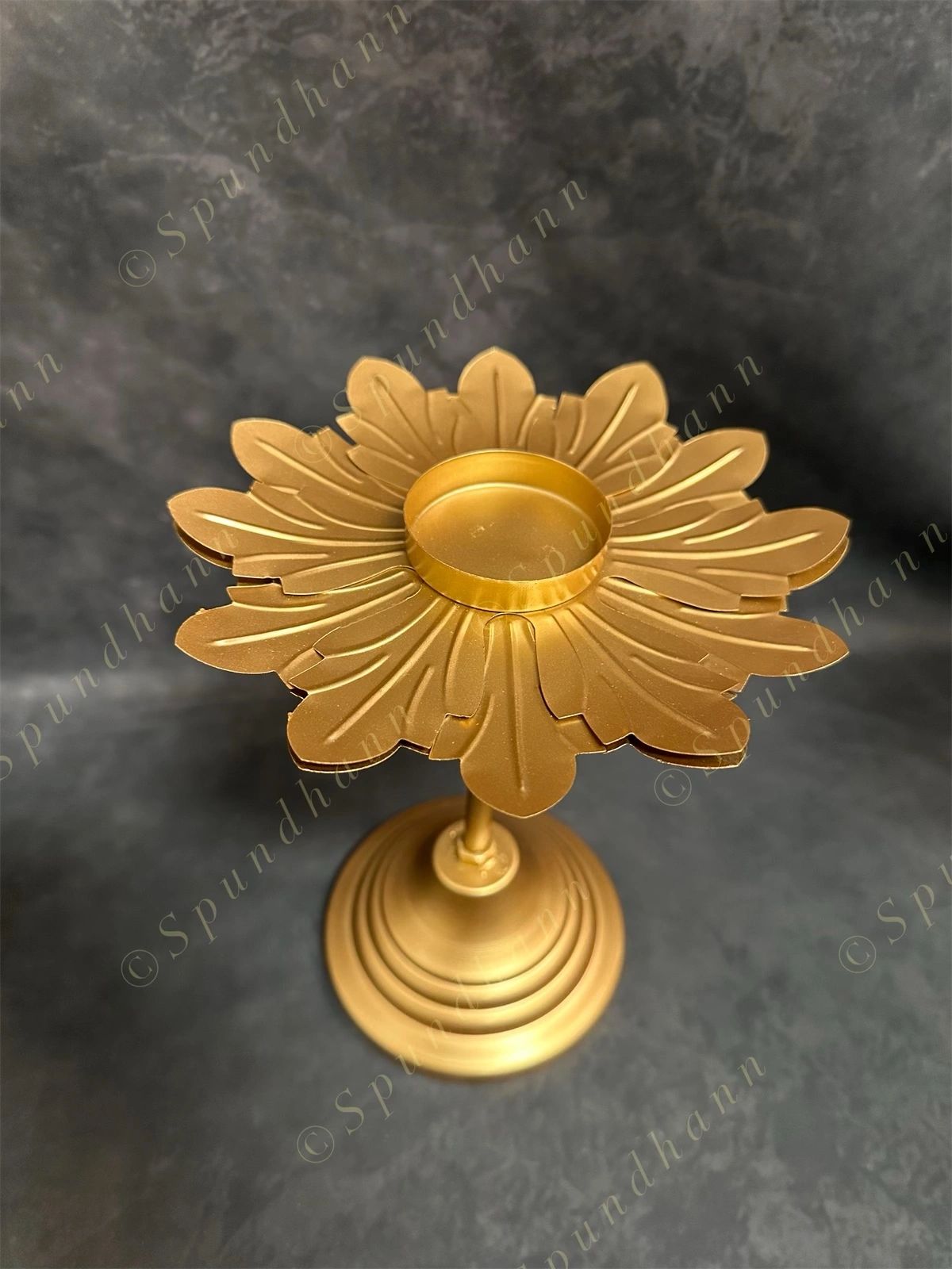 Decorative Flower Standing Tea Light Holder Set of 3