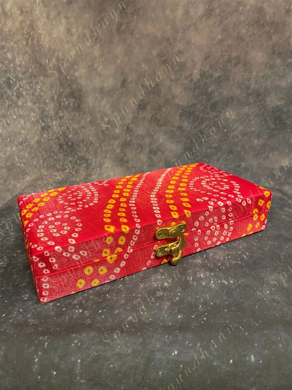 Rectangular Bandhani Gift Box Only