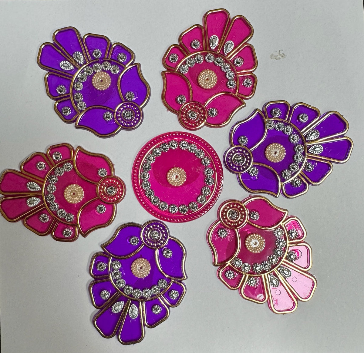 Festive Diya Rangoli Decor