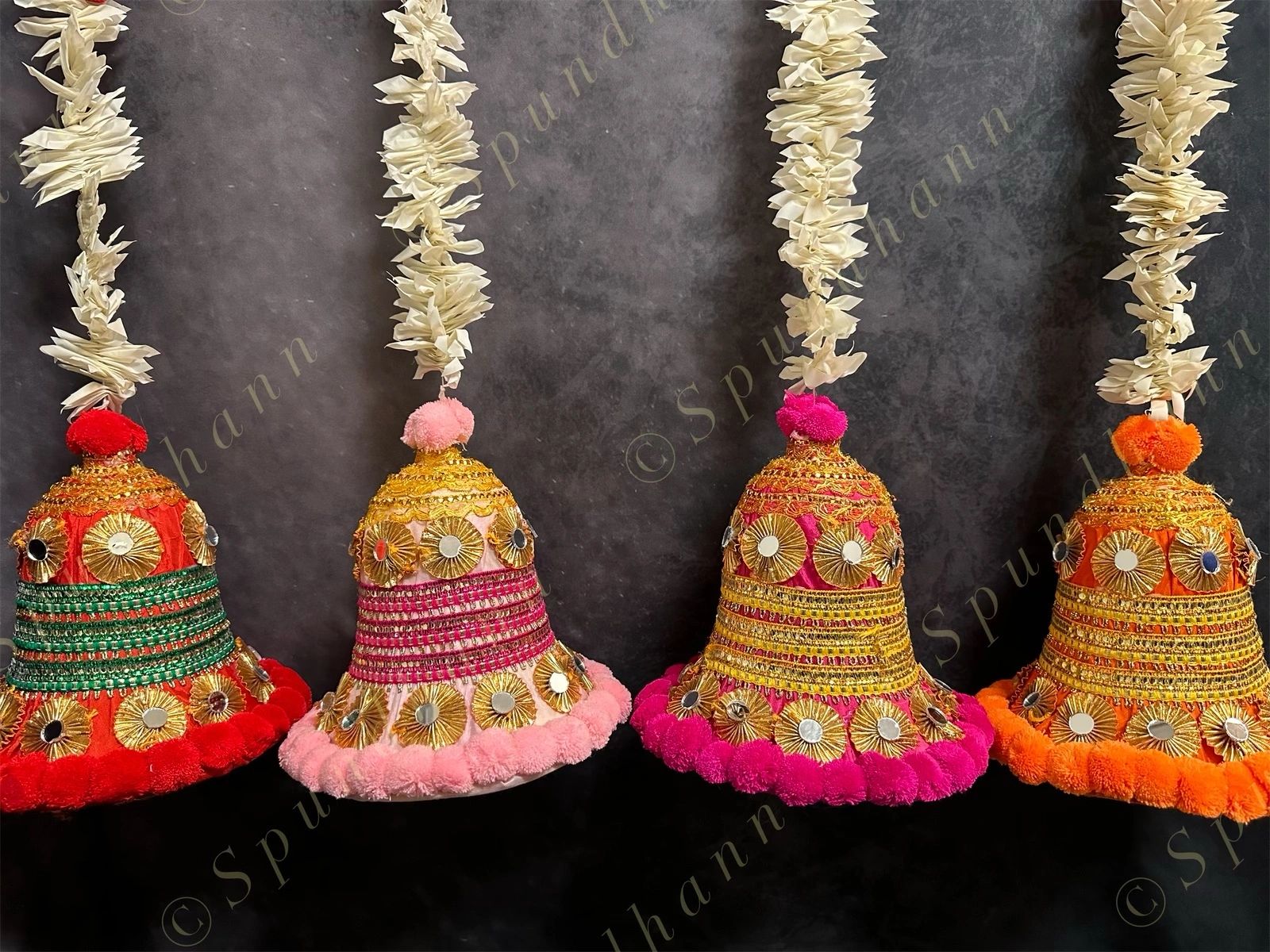 Chameli & Jumbo Bell Pom Pom Dangler