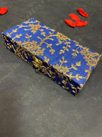 Rectangular Floral Embroidered Gift Box Only
