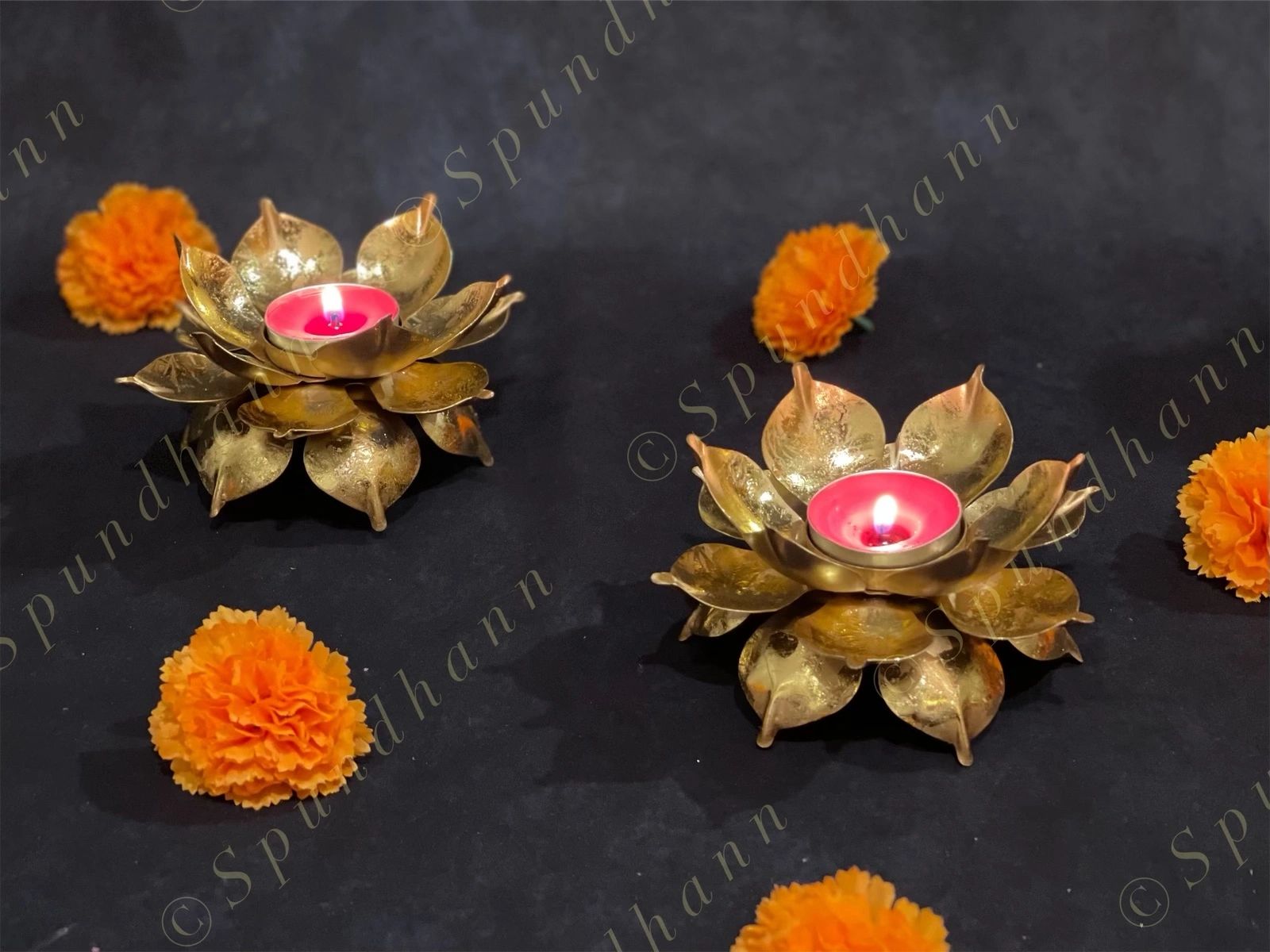 Lotus Tea Light Candle Holder
