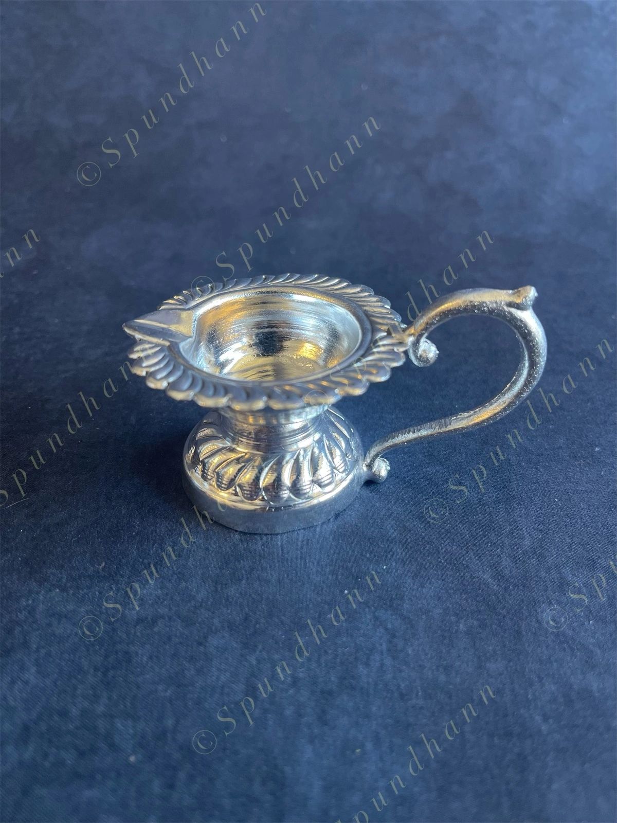 German Silver Puja Plate Set