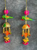 Cute Parrot Chatri Danglers - Single Piece