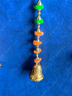 Pom Pom String with parrot & Bell Tassel - Set Of 2