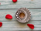 Moon & Stars Wooden Block Tea Light Holder