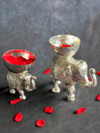 Silver Small Elephant Dry Fruit Candy Holder