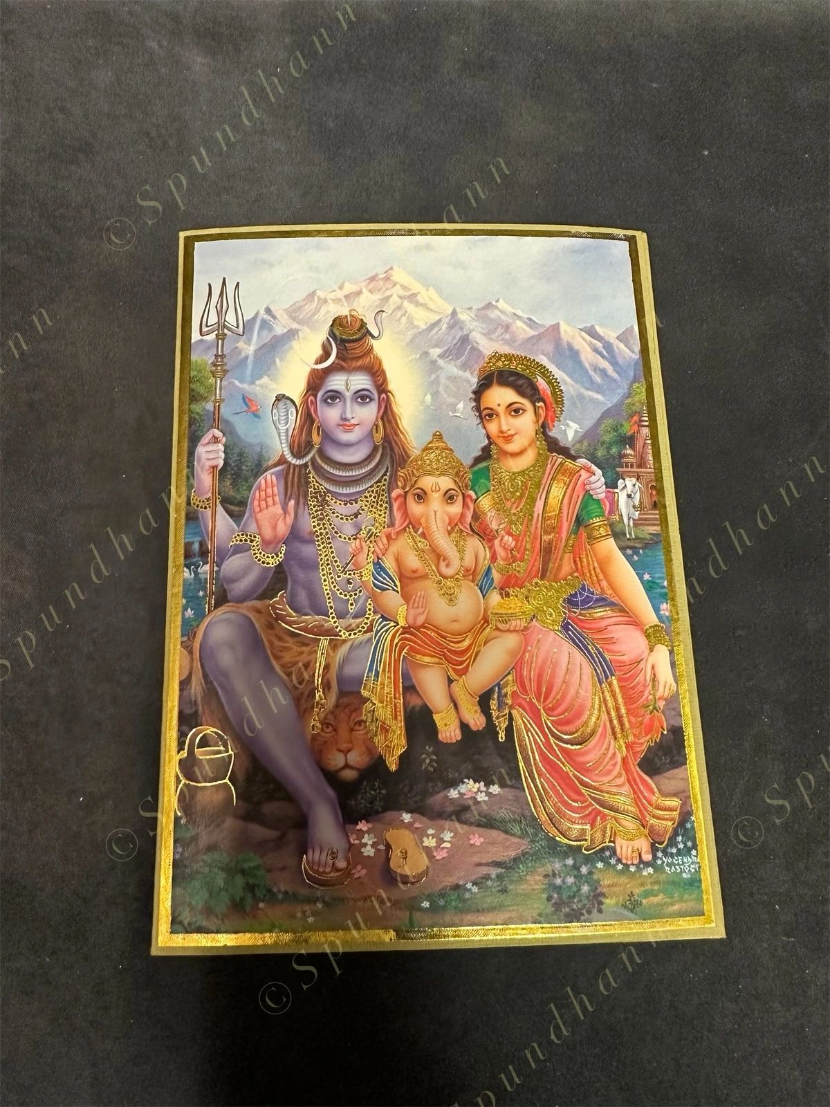 Greeting Cards With Hindu Gods Picture (Pack of 12)