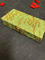 Rectangular Floral Embroidered Gift Box Only