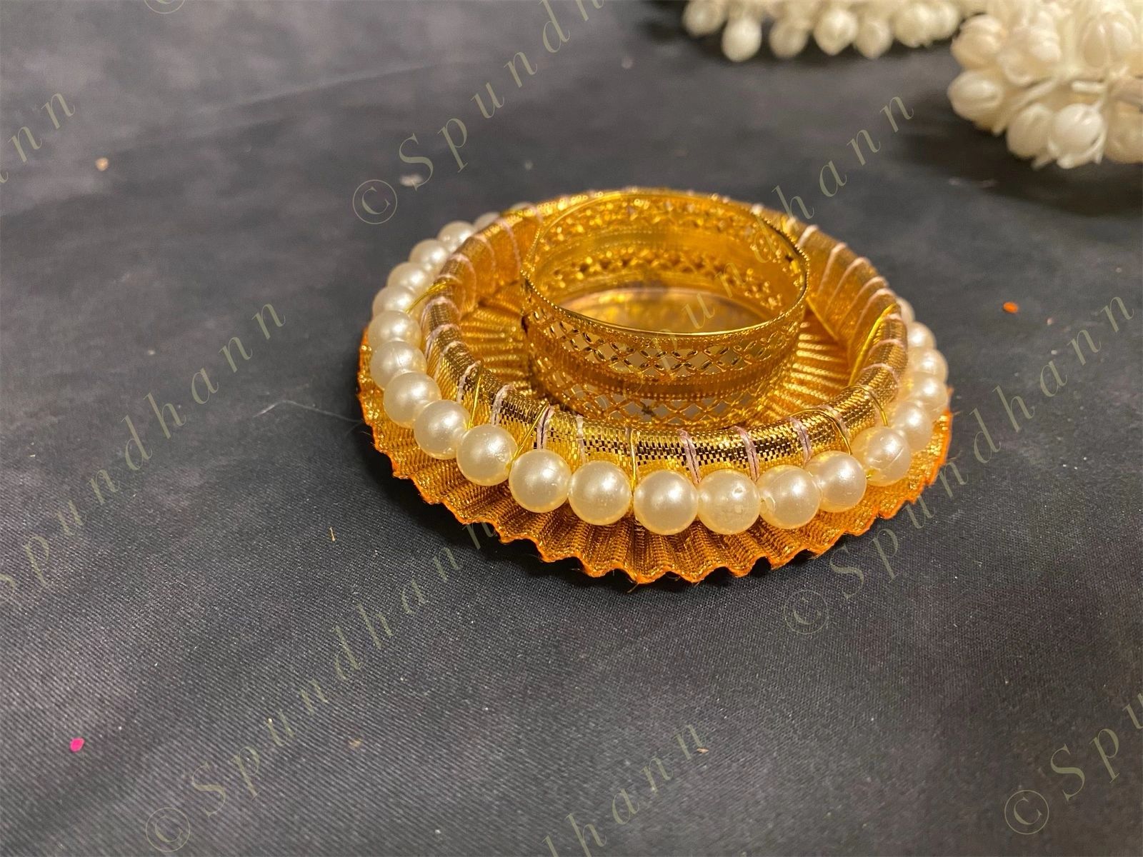 Gotapatti and Pearl Tea light Holder