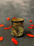 Fancy Votive Cylinder Shadow Tea Light Holder (Cutwork)