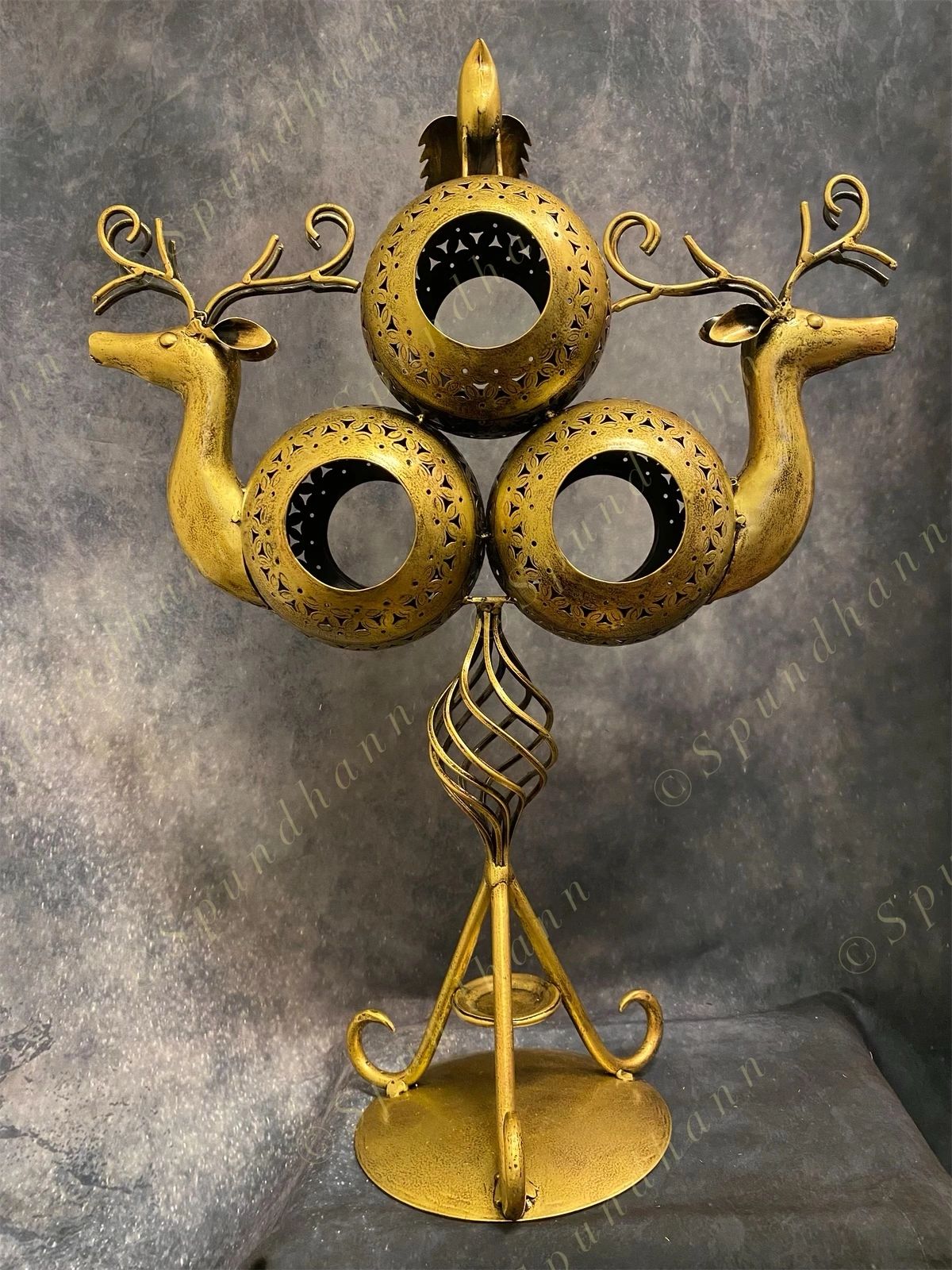 Exquisite Deer Dhoop Dani Dhuna Loban / Tea Light Holder