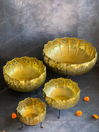 Jumbo Lotus Cutwork Urli
