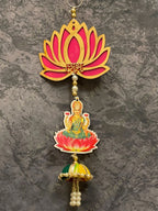 Laxmi Ganesh Shubh Labh Dangler Set of 2
