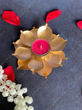 Pointed Lotus Shaped Tea Light Holders