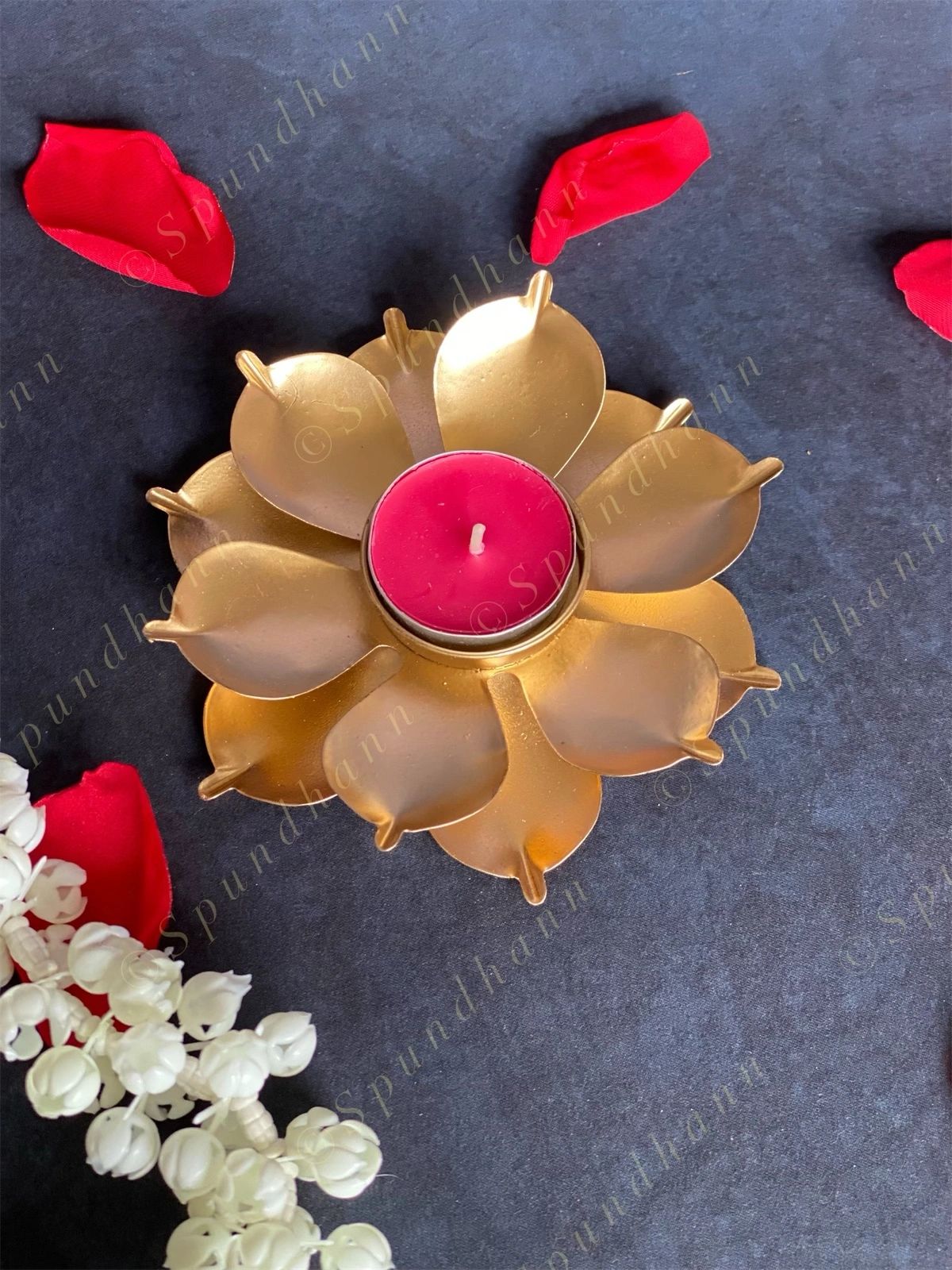 Pointed Lotus Shaped Tea Light Holders