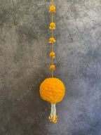 Large Ball and Pom Pom Dangler