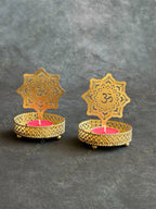 Shadow Tea Light Candle Holders - Ganesh /Maa Durga / Om