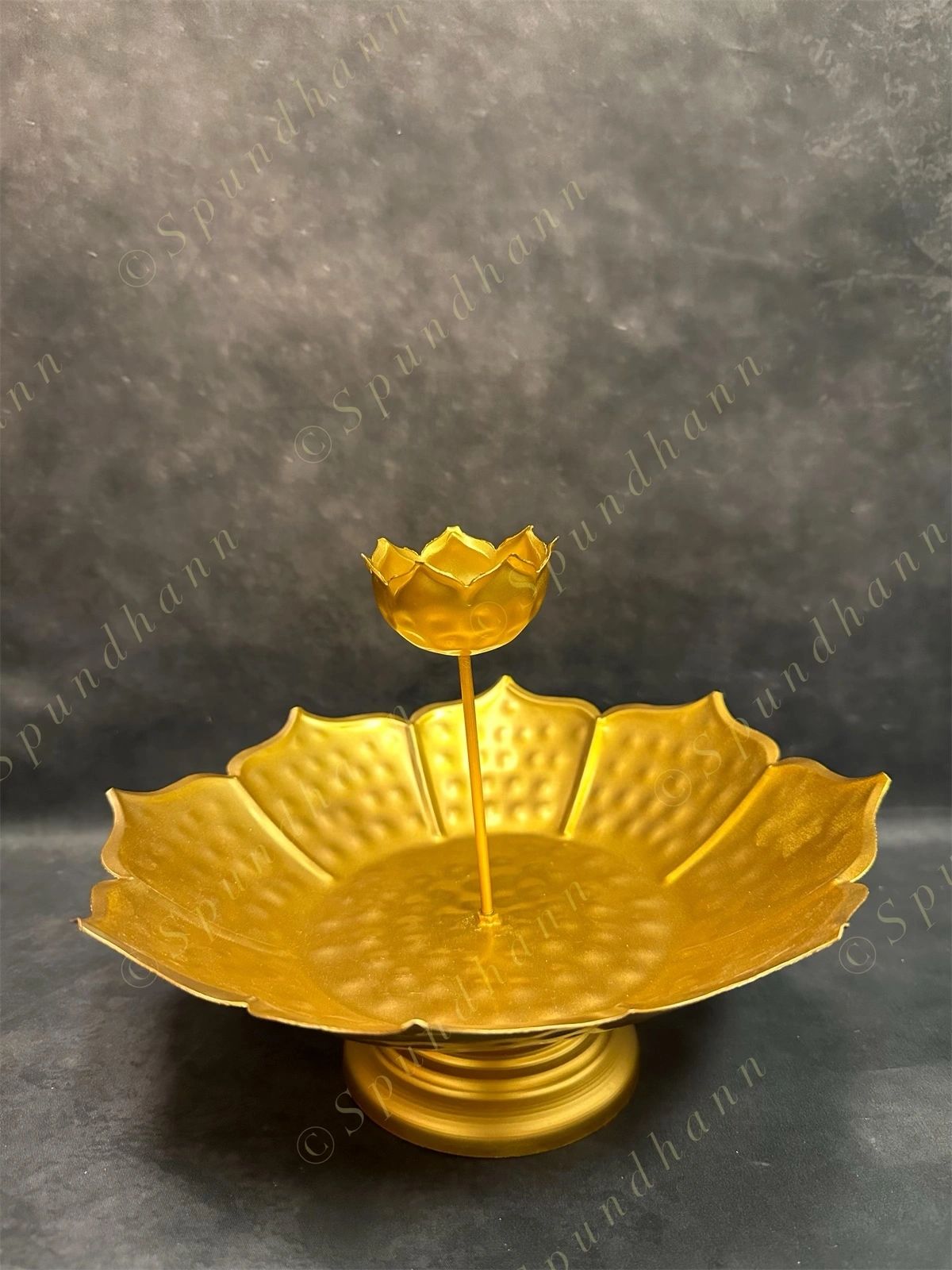 Flower Urli With Tea Light Holder