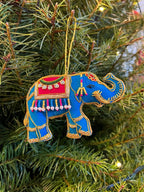 Embroidered Christmas Tree Ornament Set
