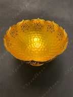 Big Standing Lotus Urli with Cutwork