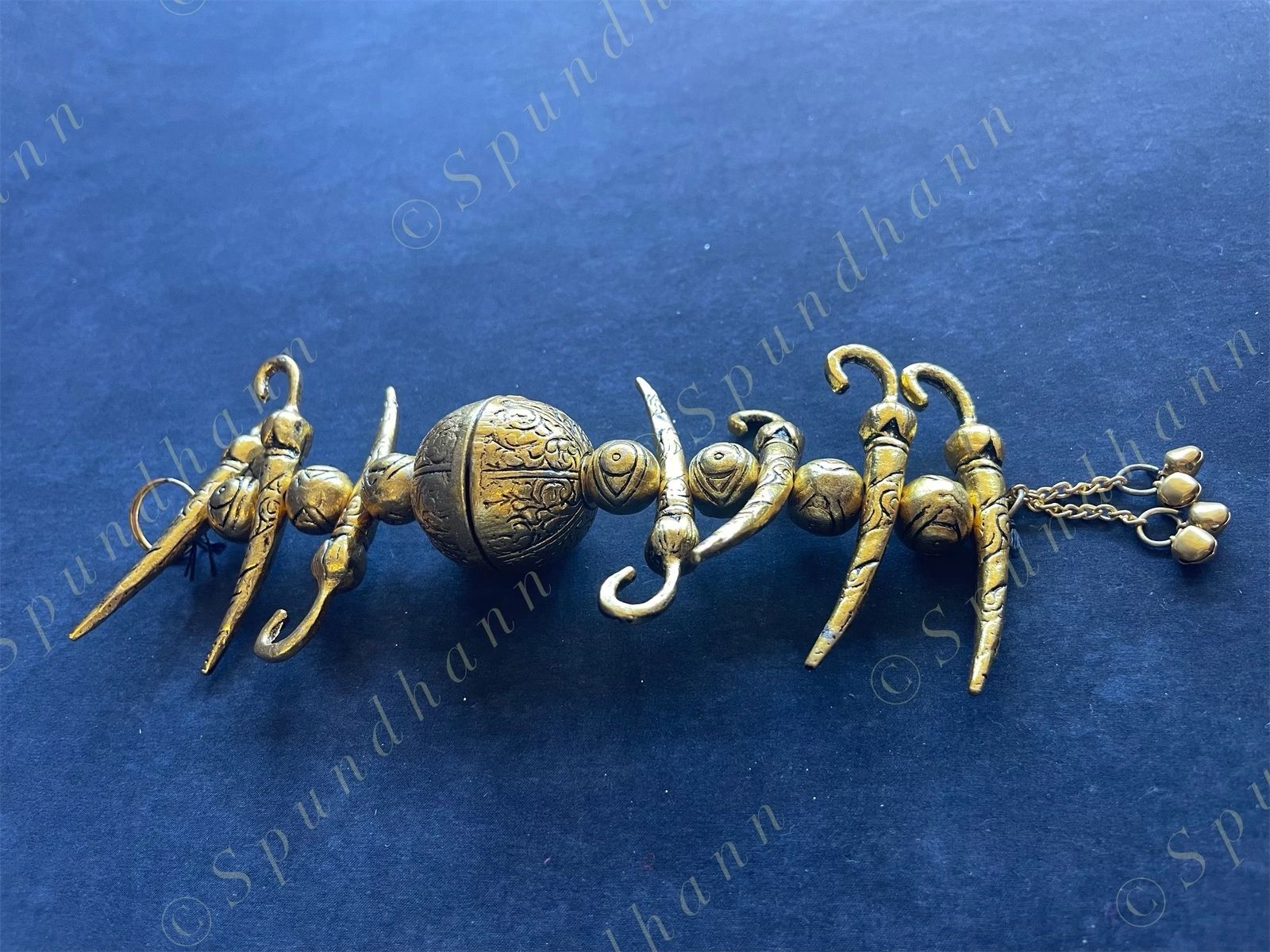 German Silver Hanging Nimbu Mirchi