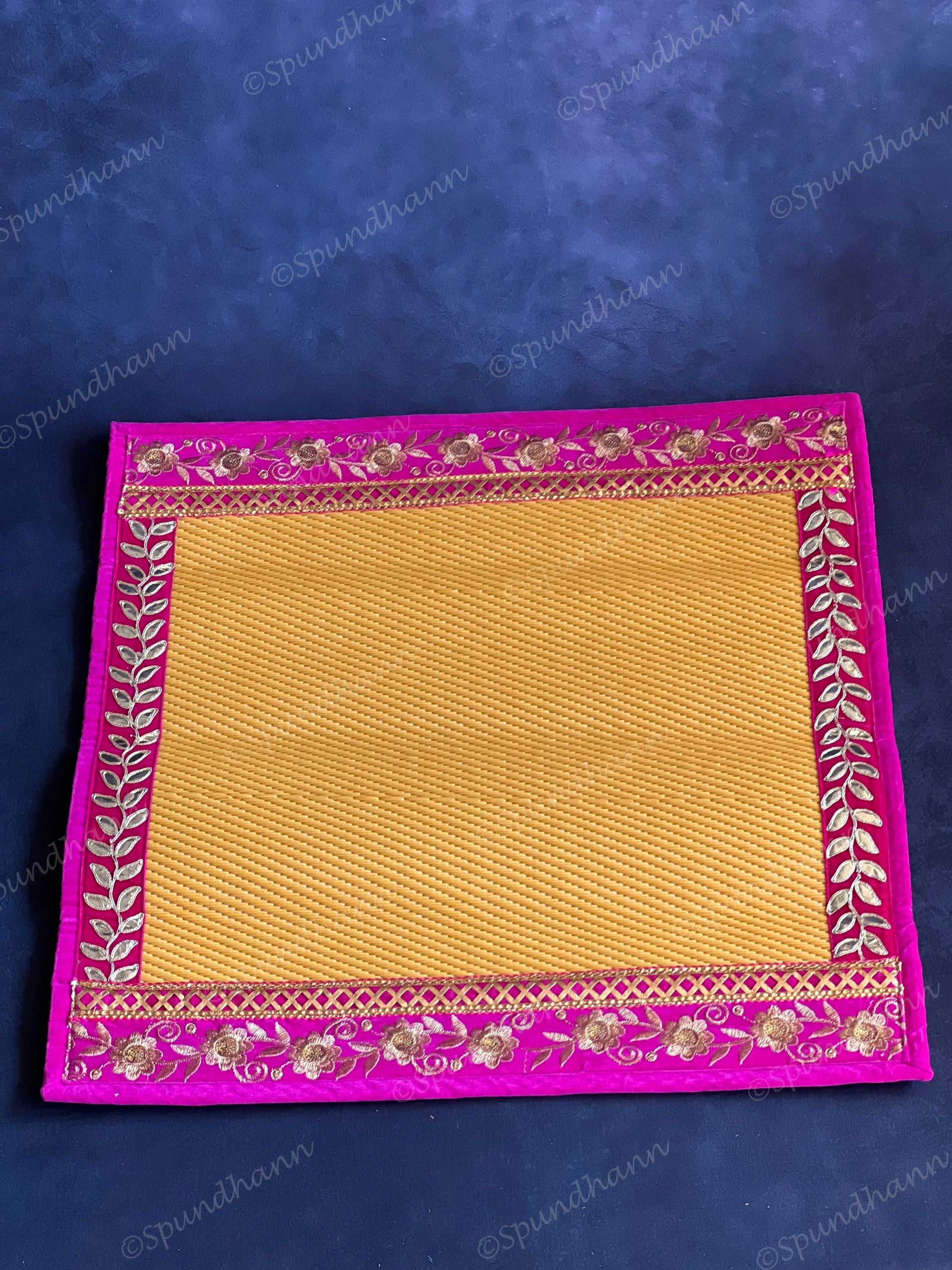 Square Asanas Chatai 18x 18 in